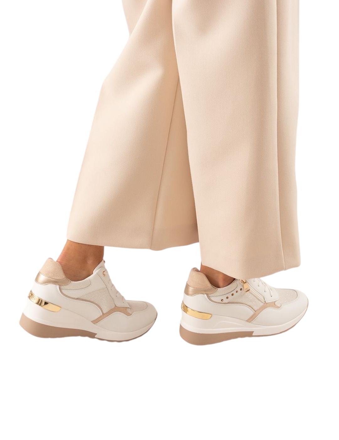 Sneaker Exe Bicolor Blanco