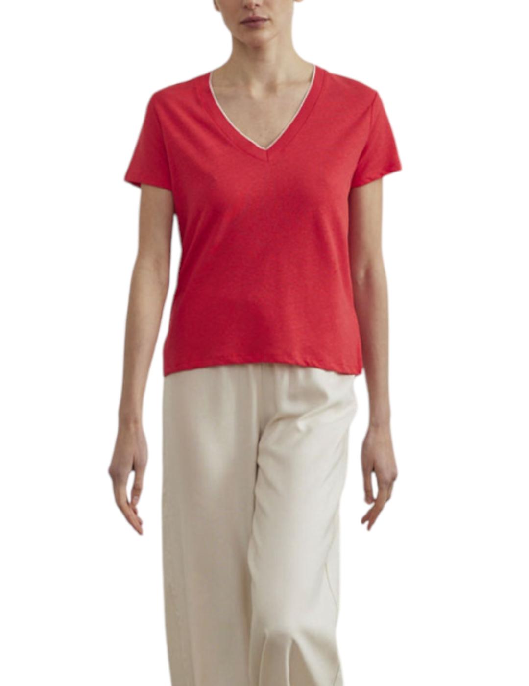 Camiseta Sita Murt Pico Rojo