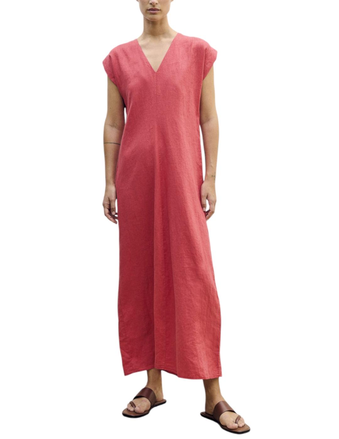 Vestido Sita Murt Lino Rojo