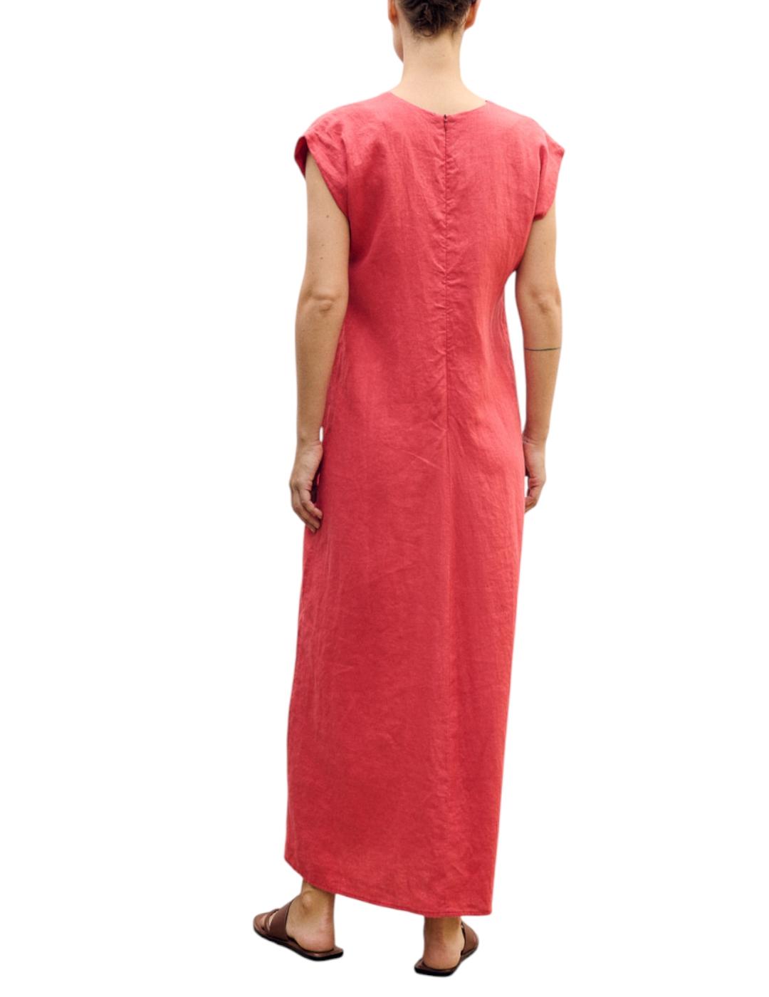Vestido Sita Murt Lino Rojo