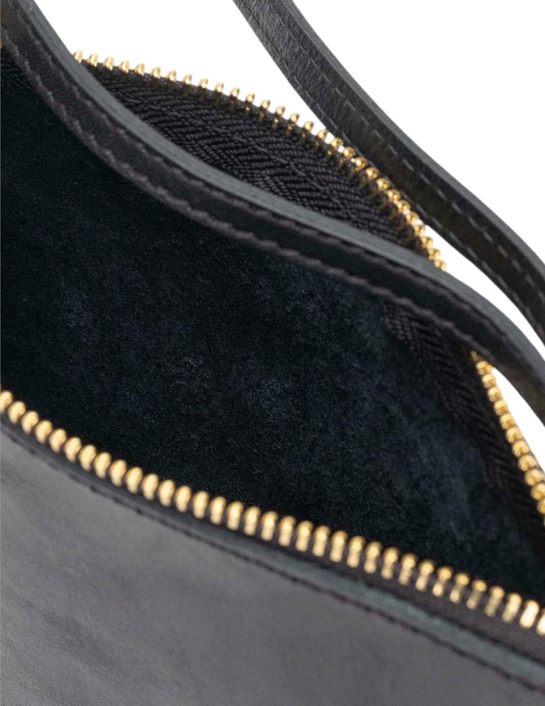 Cartera Mércules Zipper Negro para Mujer