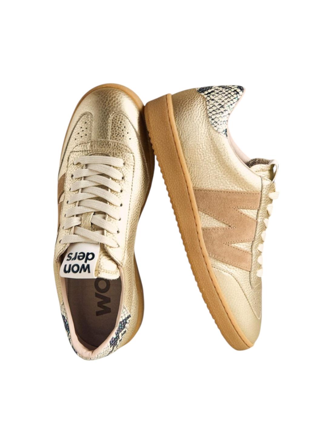 Deportivas Wonders Nubia Oro