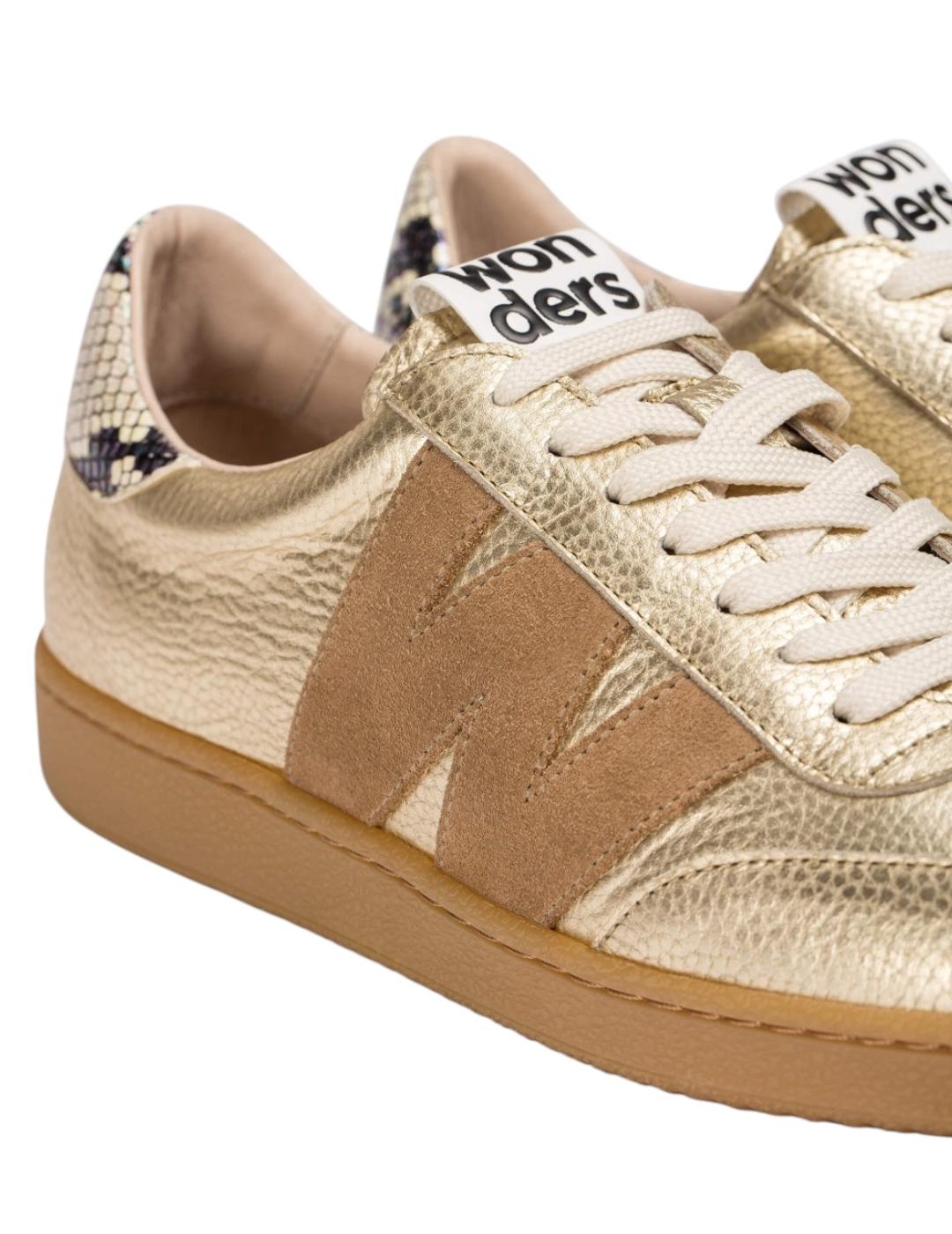 Deportivas Wonders Nubia Oro