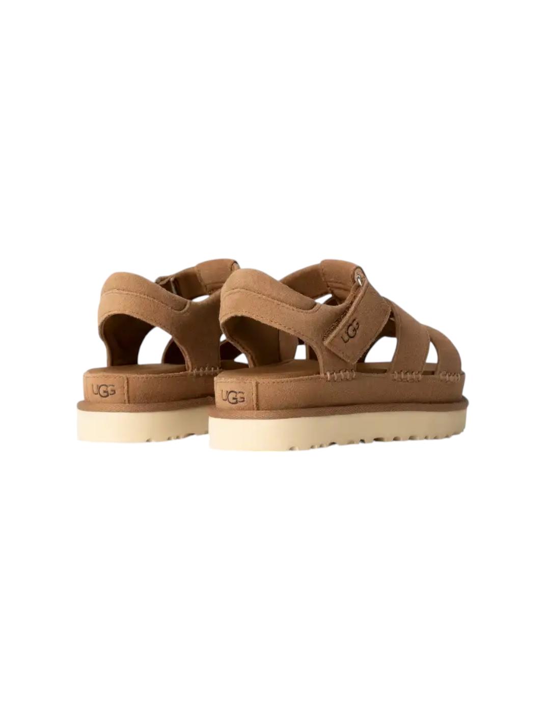Sandalia UGG Goldenstar Strap Camel para Mujer. 