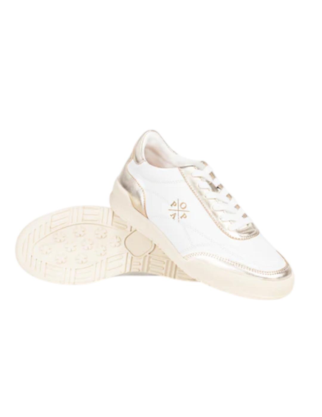 Zapatilla Popa Shasta Laminado Oro