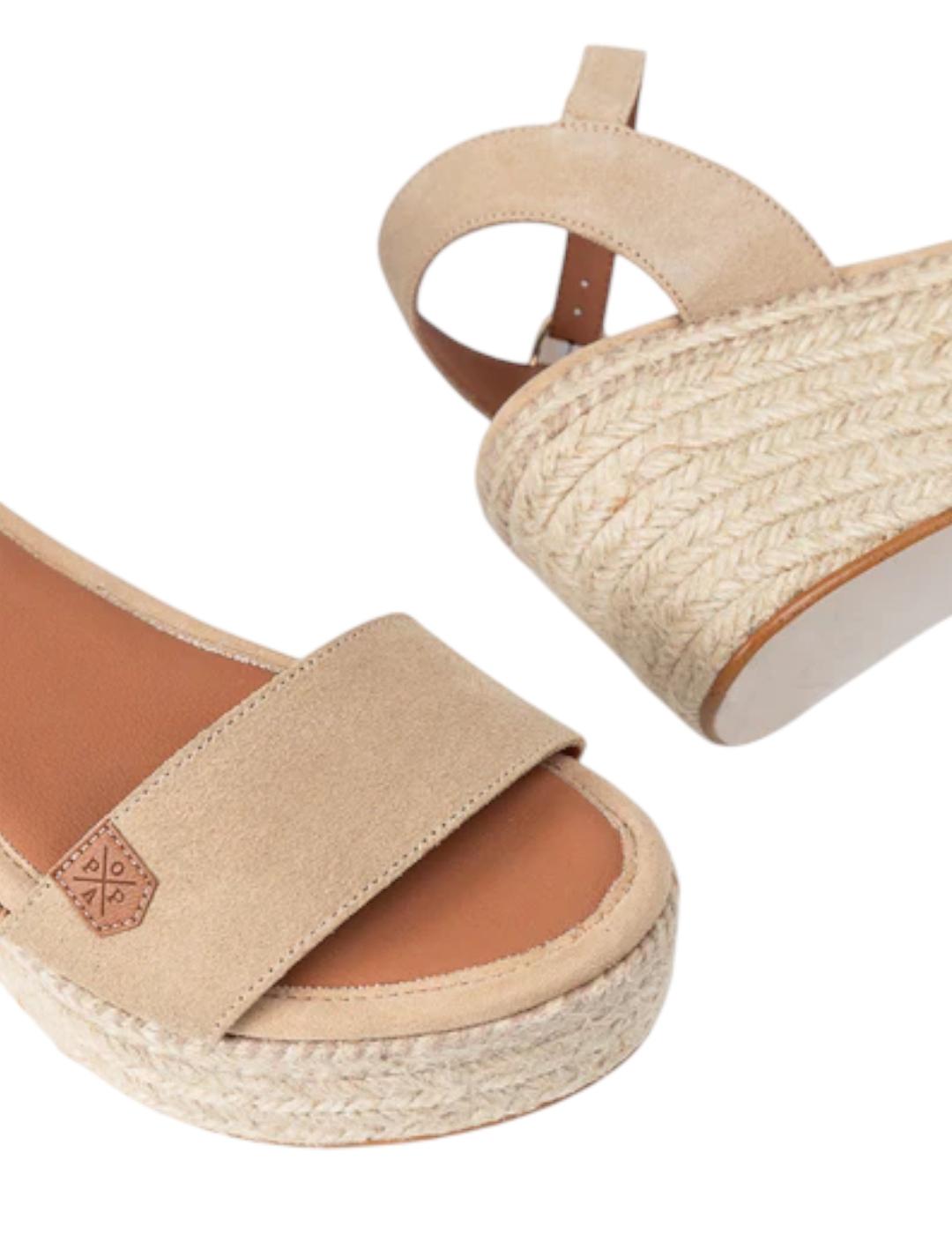 Cuña Popa Arambol Serraje Beige