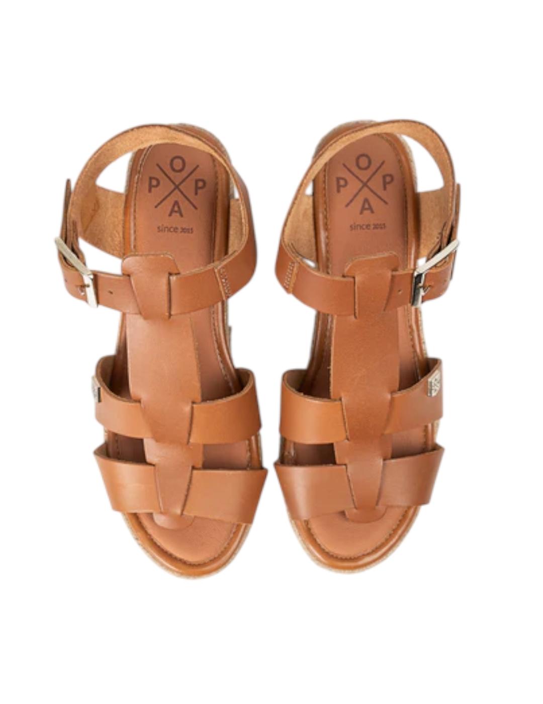 Cuña Popa Grumari Vaqueta Cuero