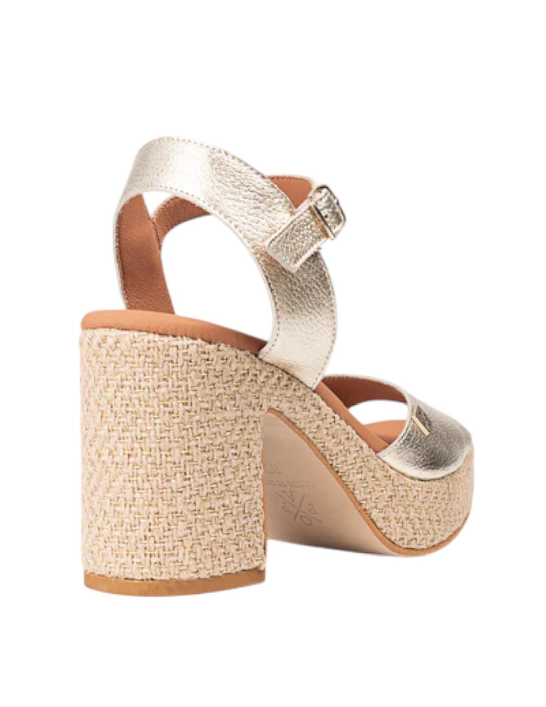 Sandalia Popa Marsella Laminado Oro