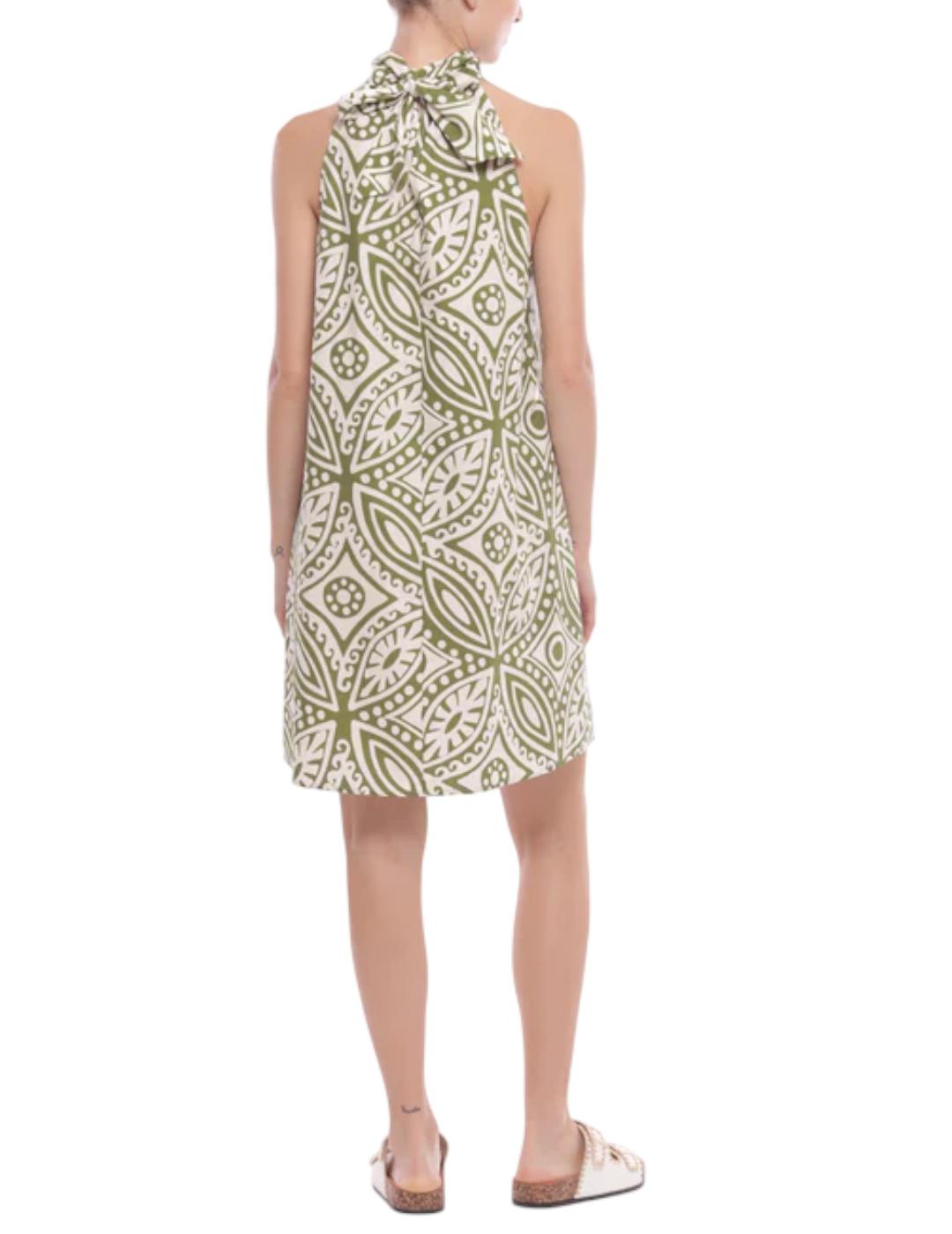 Vestido Mimi-Muà Corto Maori Verde