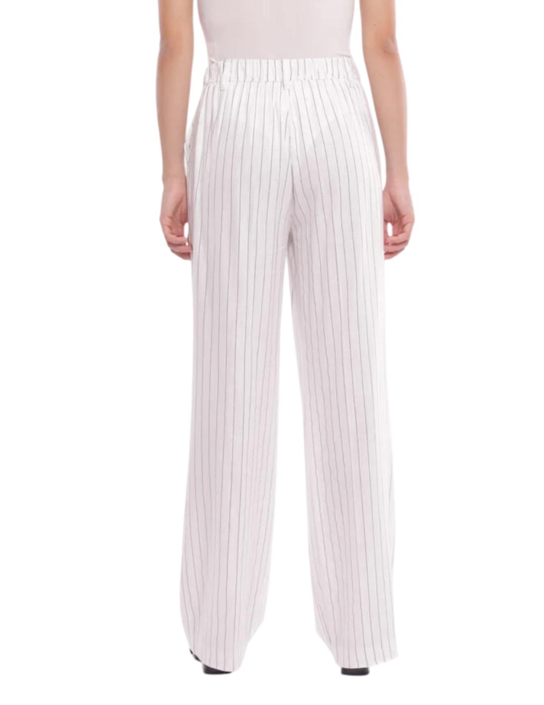 Pantalón Mimi-Muà Raya Diplomática Blanco