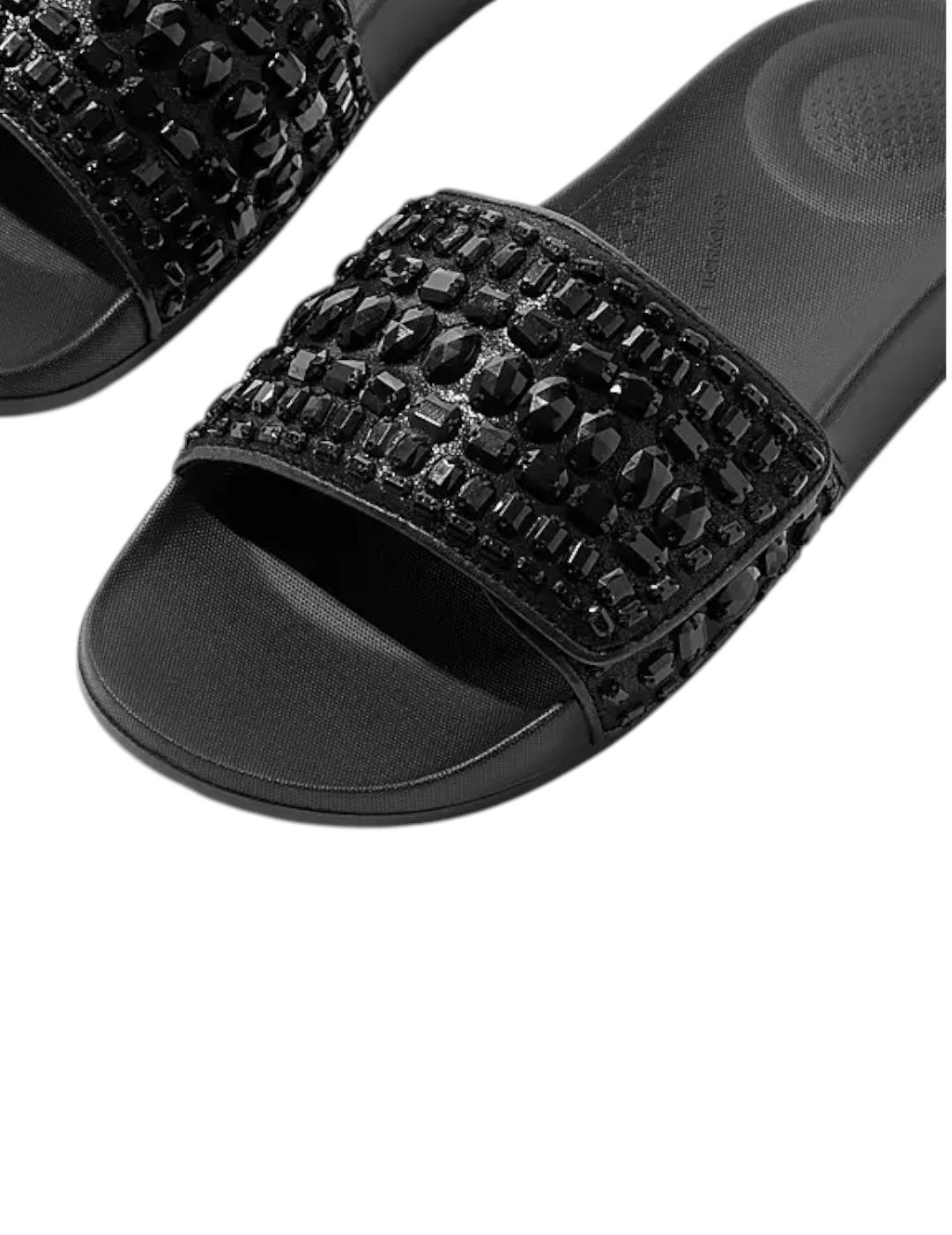 Sandalia FitFlop Iqushion Adjustable Multi-Crystal