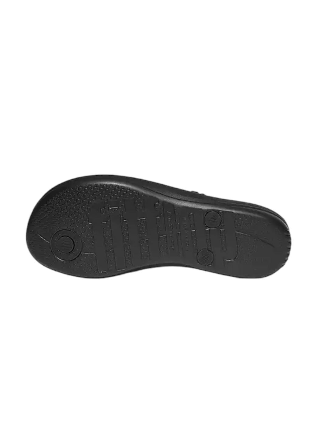 Sandalia FitFlop Iqushion Multi-Crystal Negro