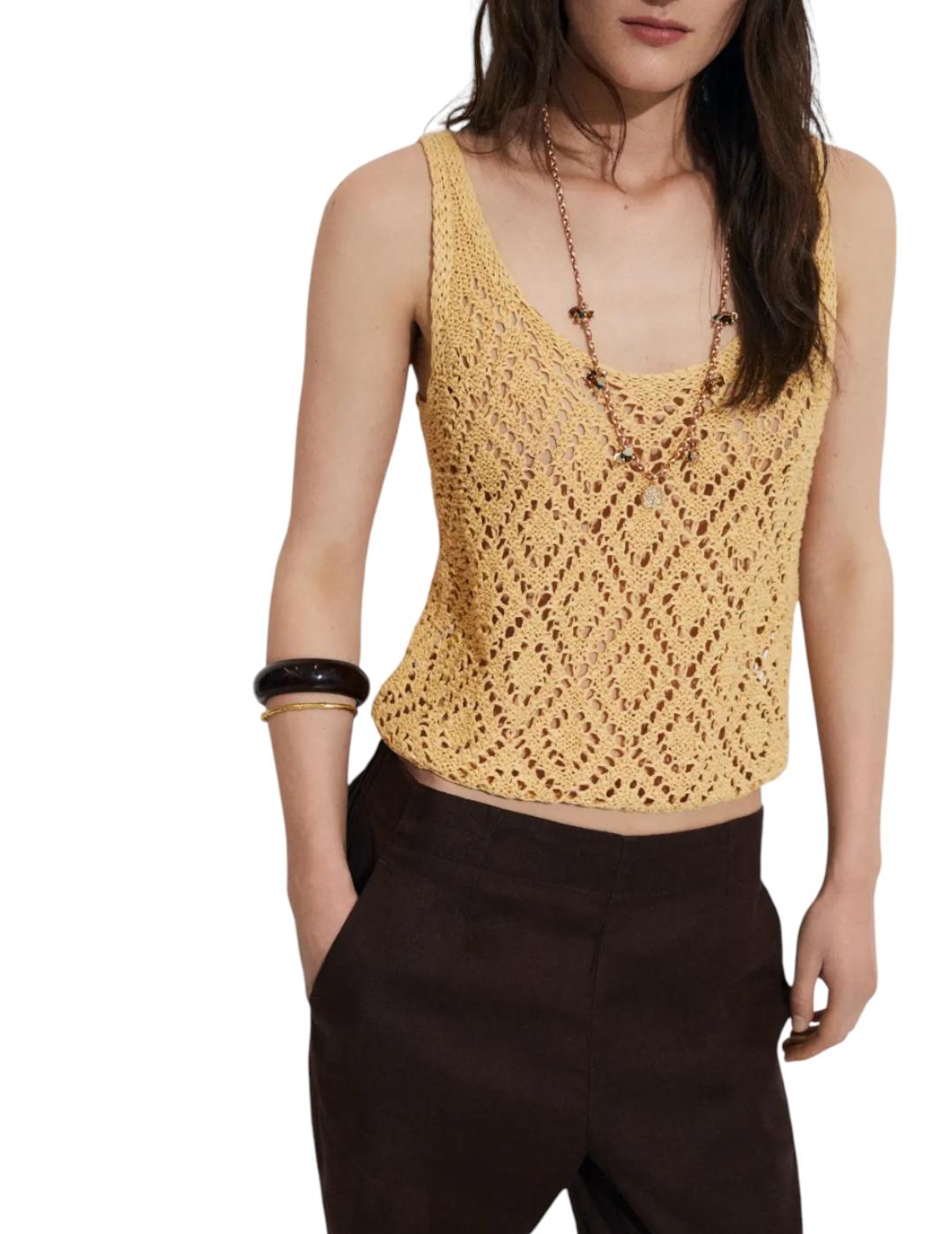 Top ese O ese Caribe Amarillo