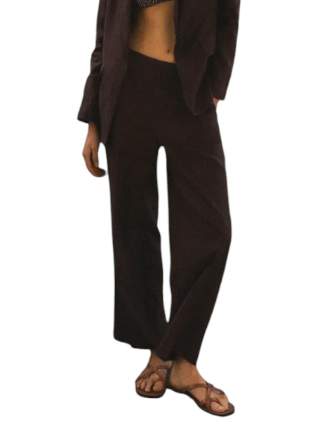 Pantalón ese O ese Panamá Marrón