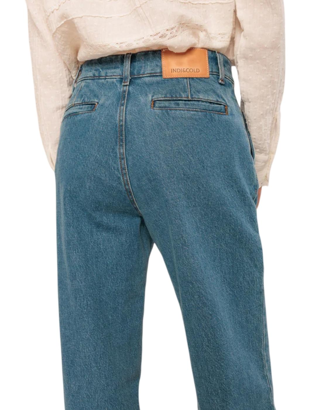 Pantalón Indi&cold Chino Vaquero Azul