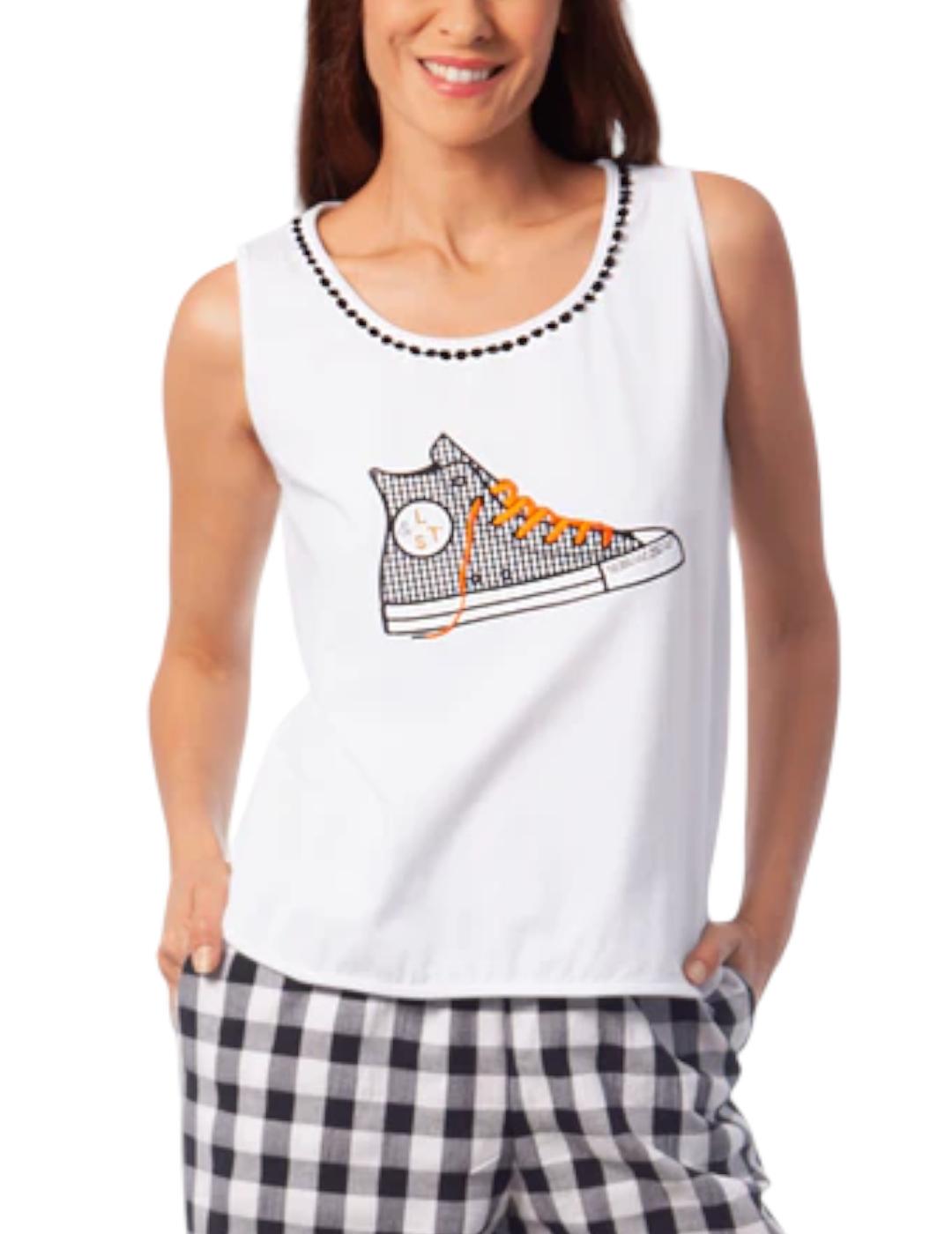 Camiseta Lolitas&L Zapatilla Blanco