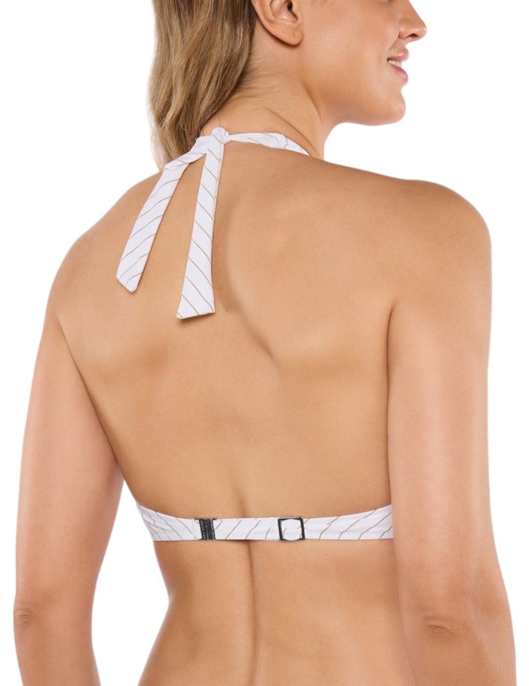 Bikini Red Point Reka Top Blanco