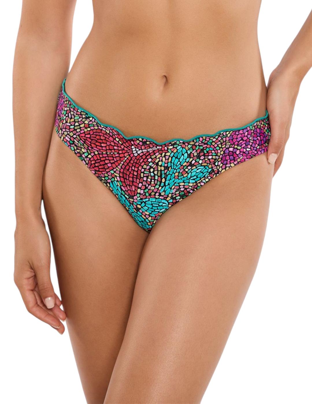 Bikini Red Point Ikia Top Multicolor