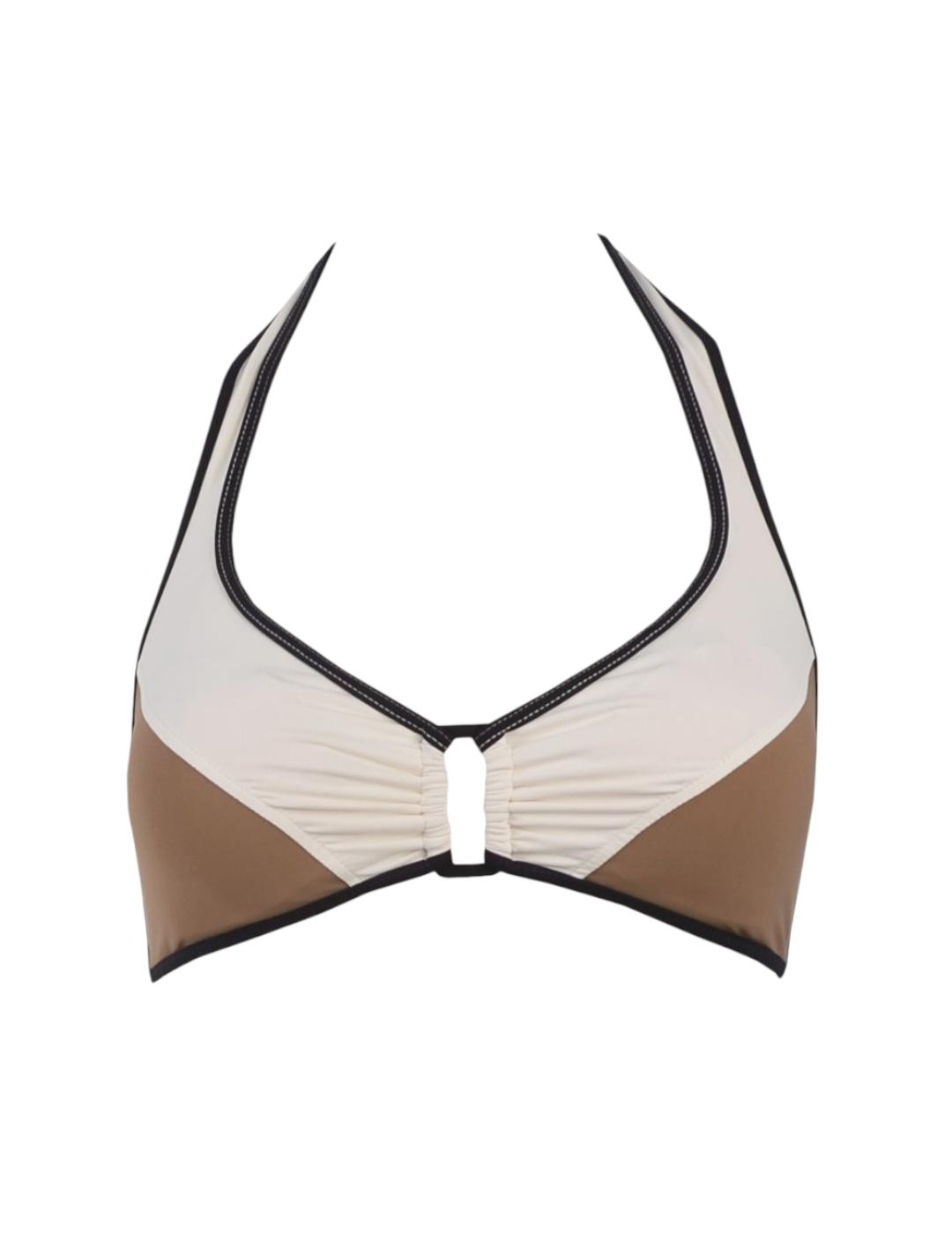 Bikini Red Point Fiama Top Blanco