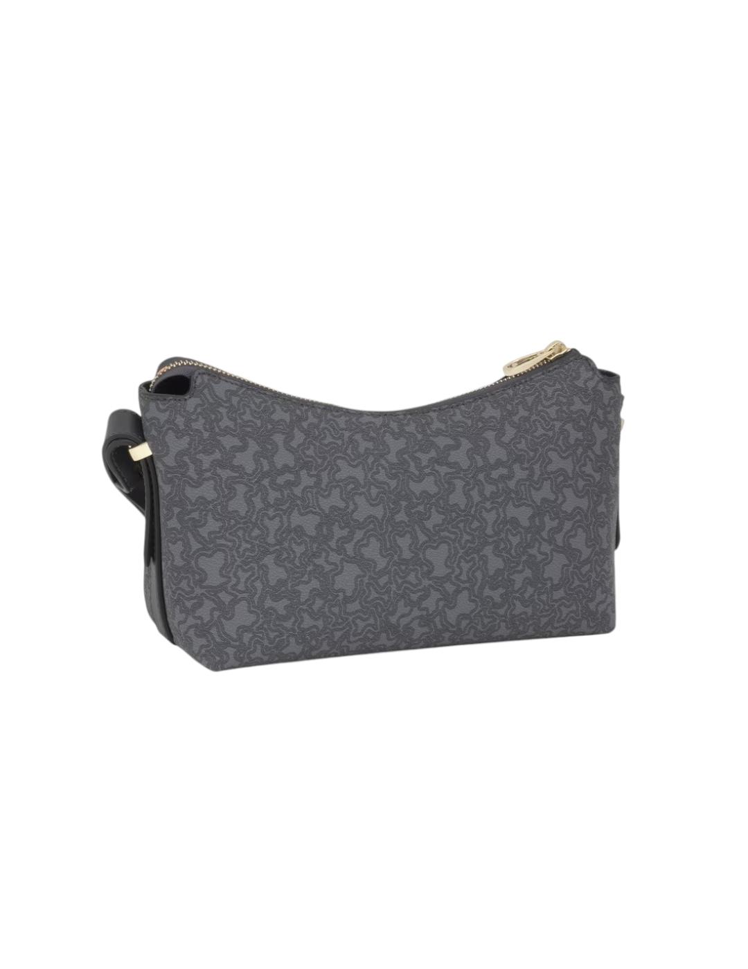 Bandolera Tous Mediana Kaos Mini Lines Gris Oscuro