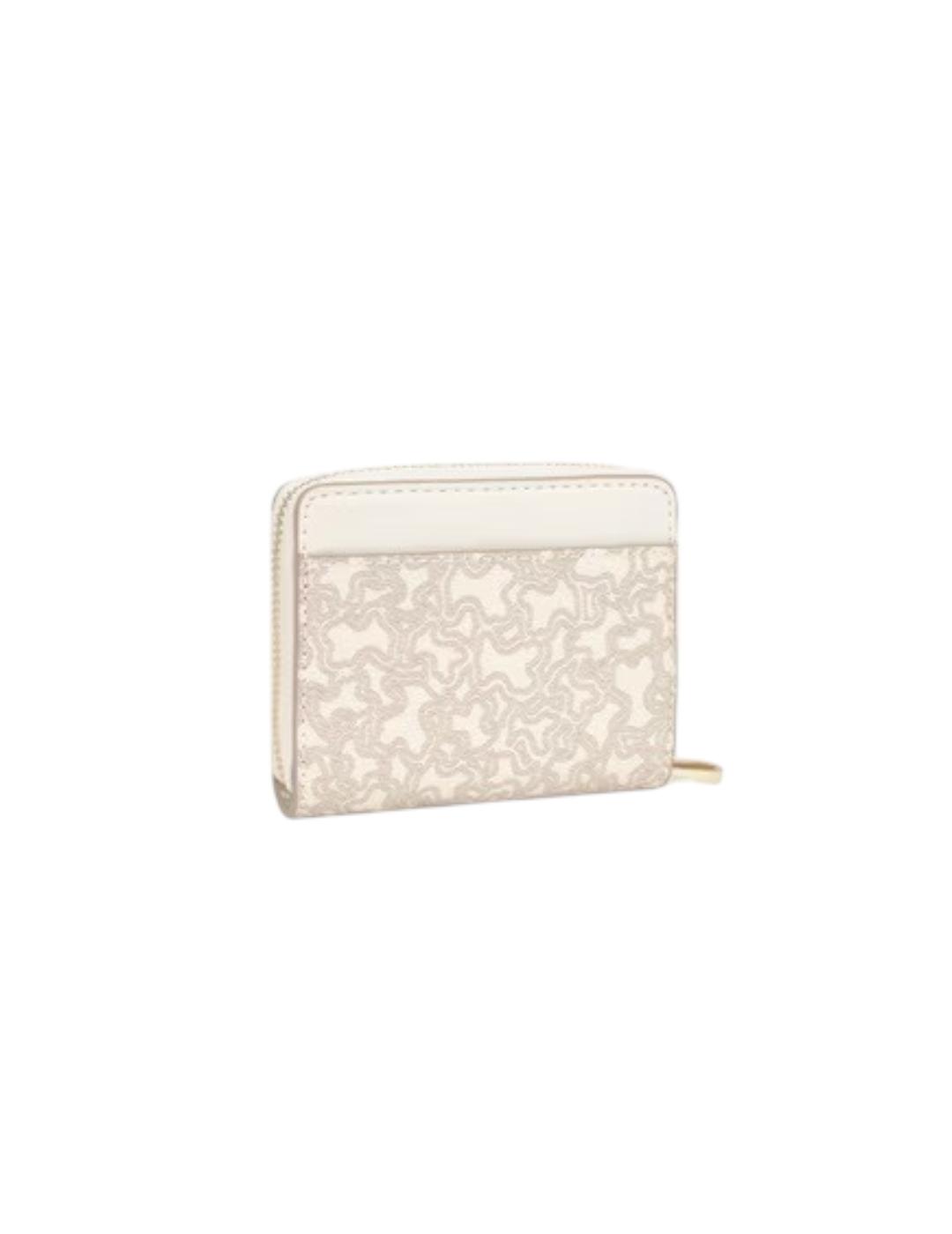 Monedero Tous Mediano Kaos Mini Lines Beige