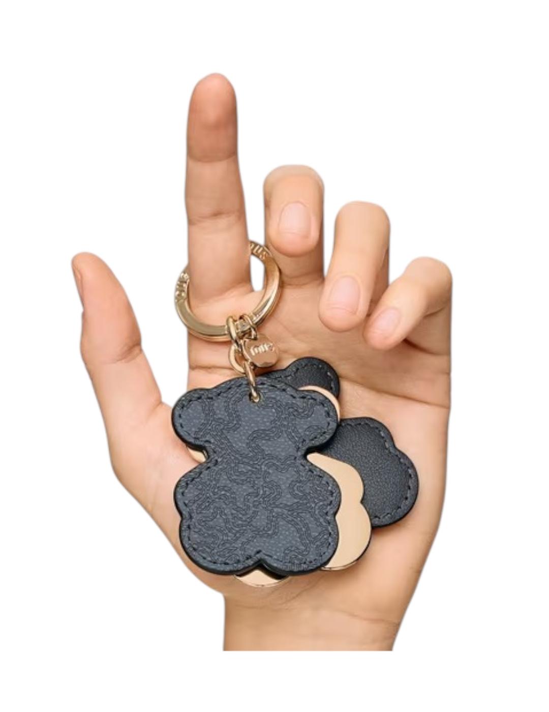 Llavero Tous Triple Bear Negro