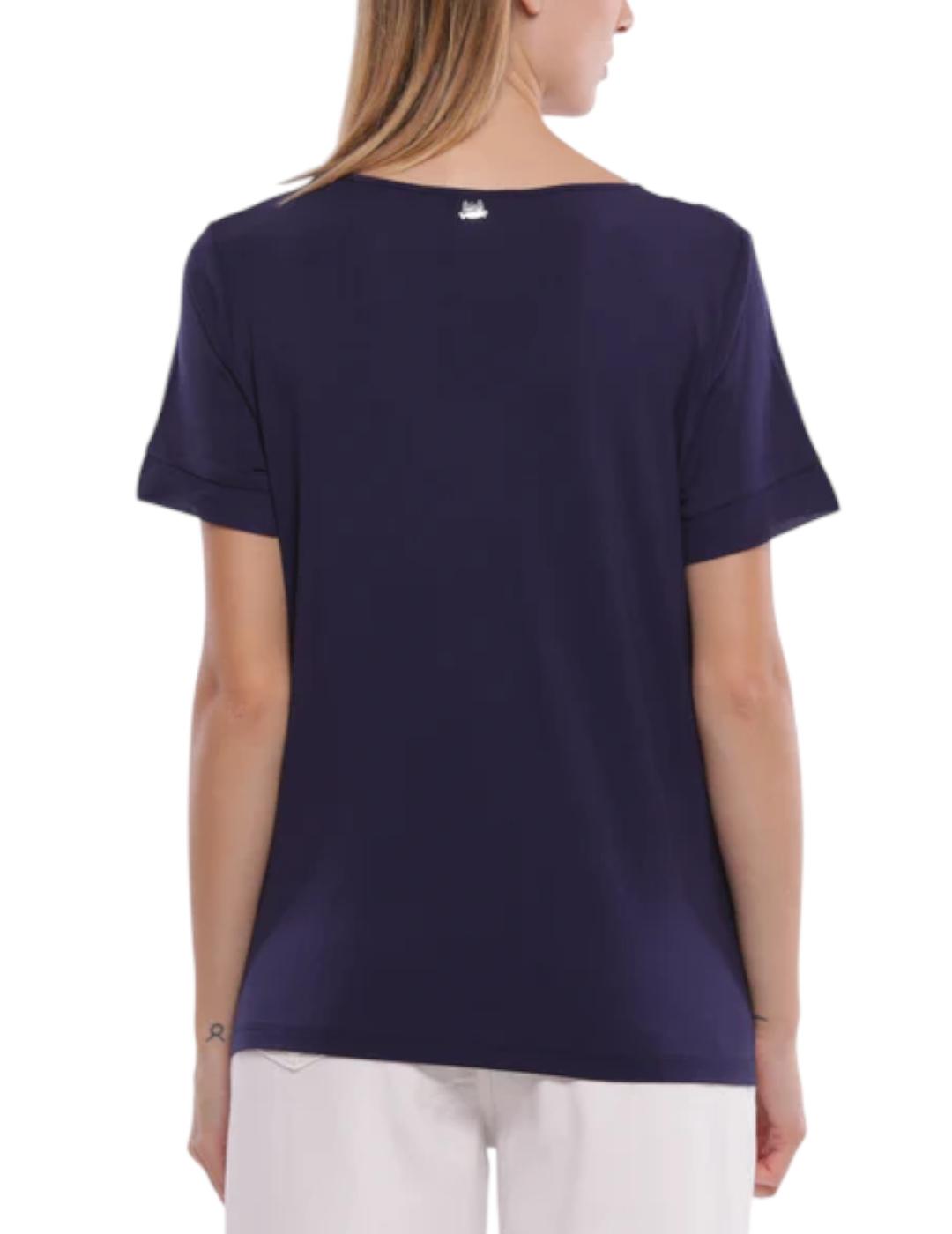 Camiseta Mimi-Muà Azul para Mujer.