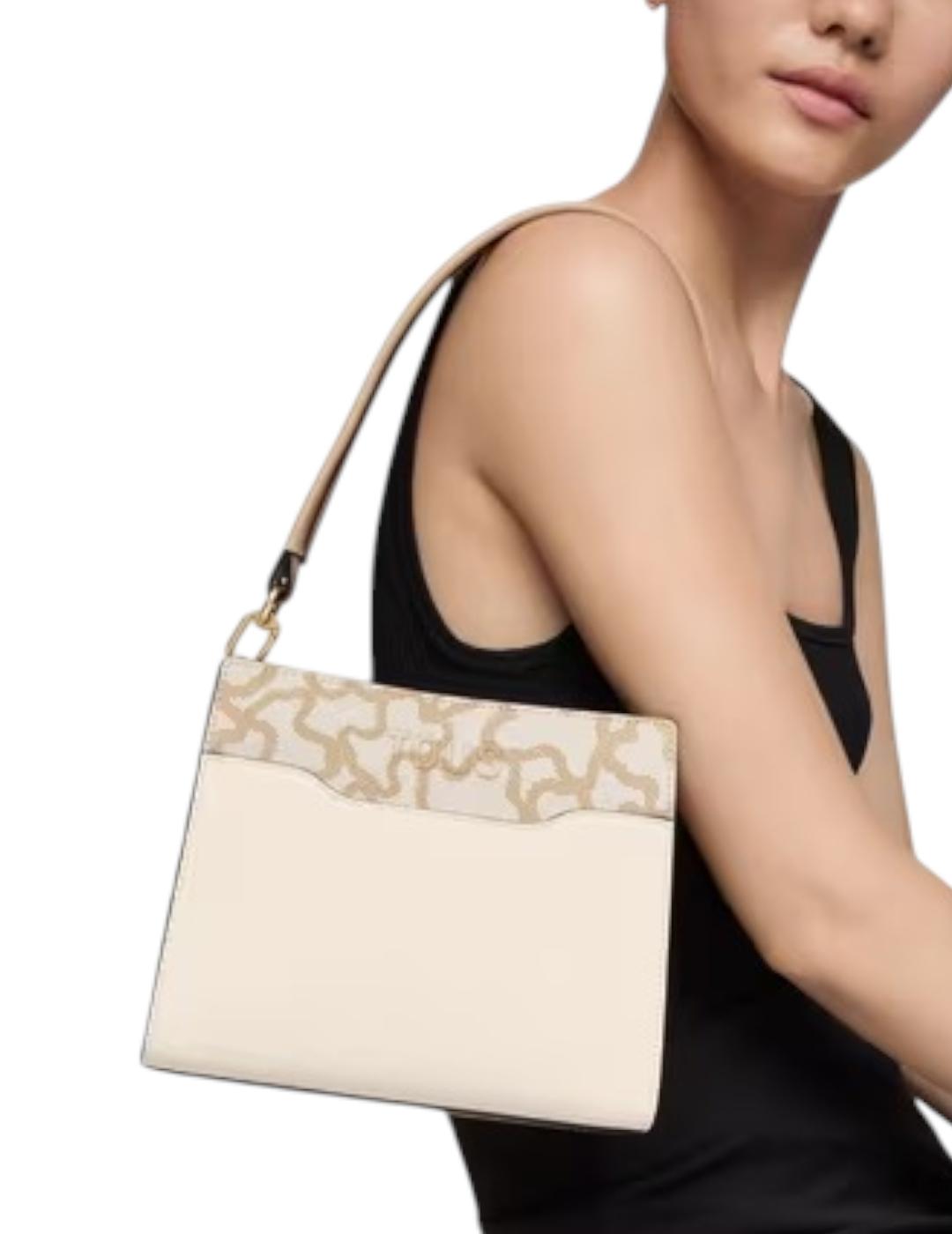 Bolso Tous Shopper Pequeño Kaos Icon Marfil