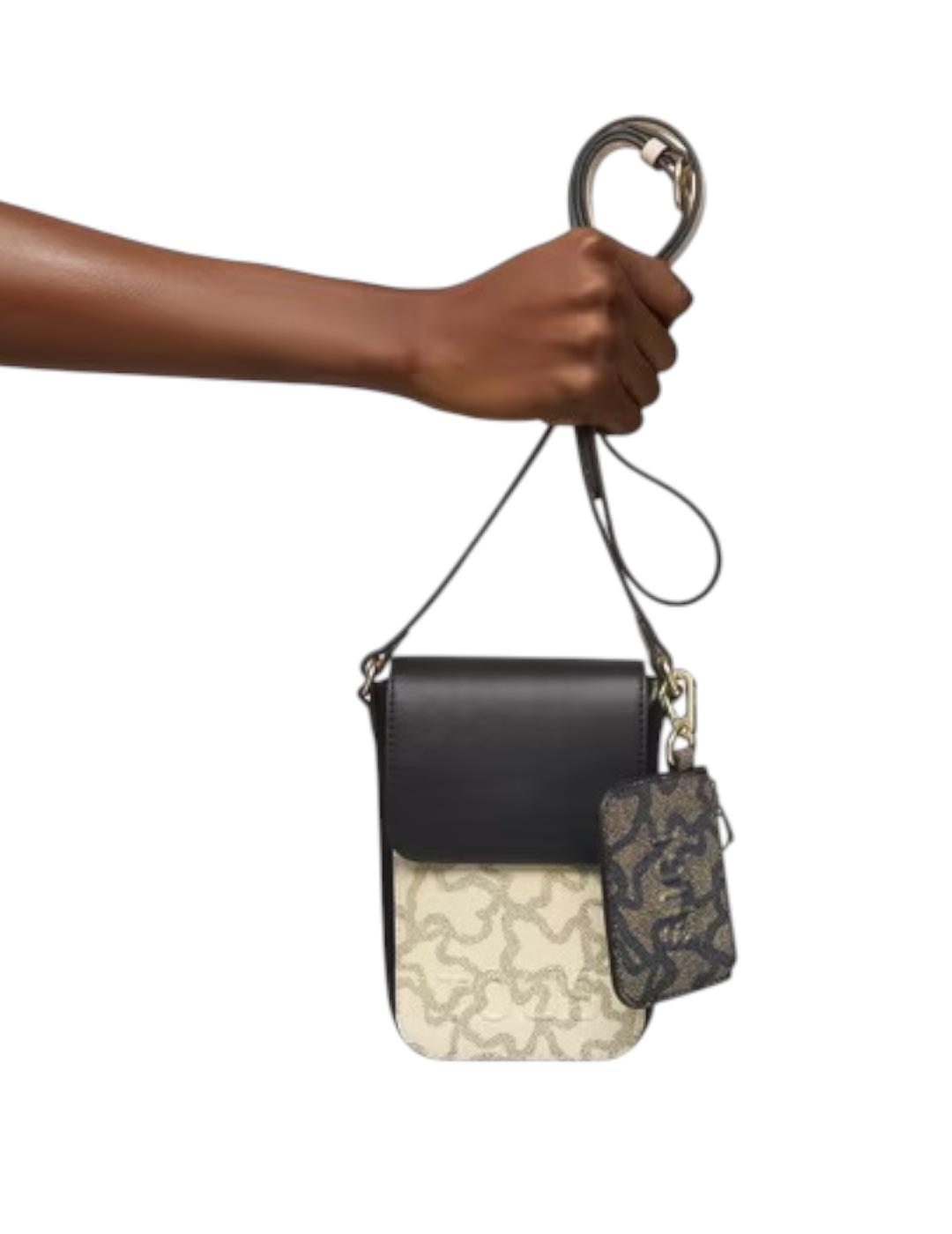 Bolso Tous Funda Movil Colgante Kaos Icon Negro