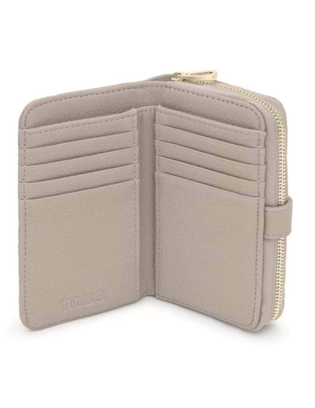 Billetera Tous Mediana Bridge Puffy Bear Topo