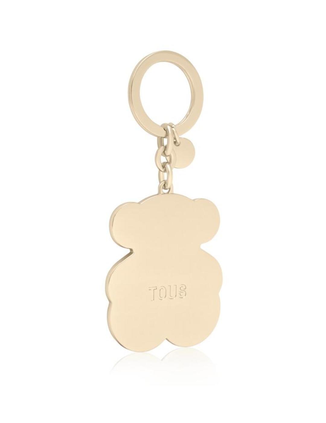 Llavero Tous Bear Waves Topo-Dorado