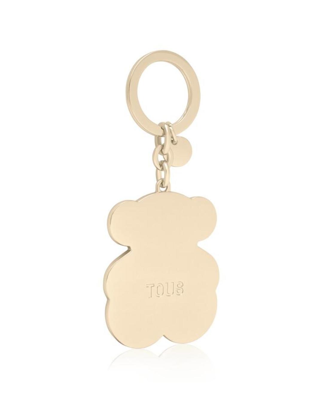 Llavero Tous Bear Waves Azul Oscuro-Dorado