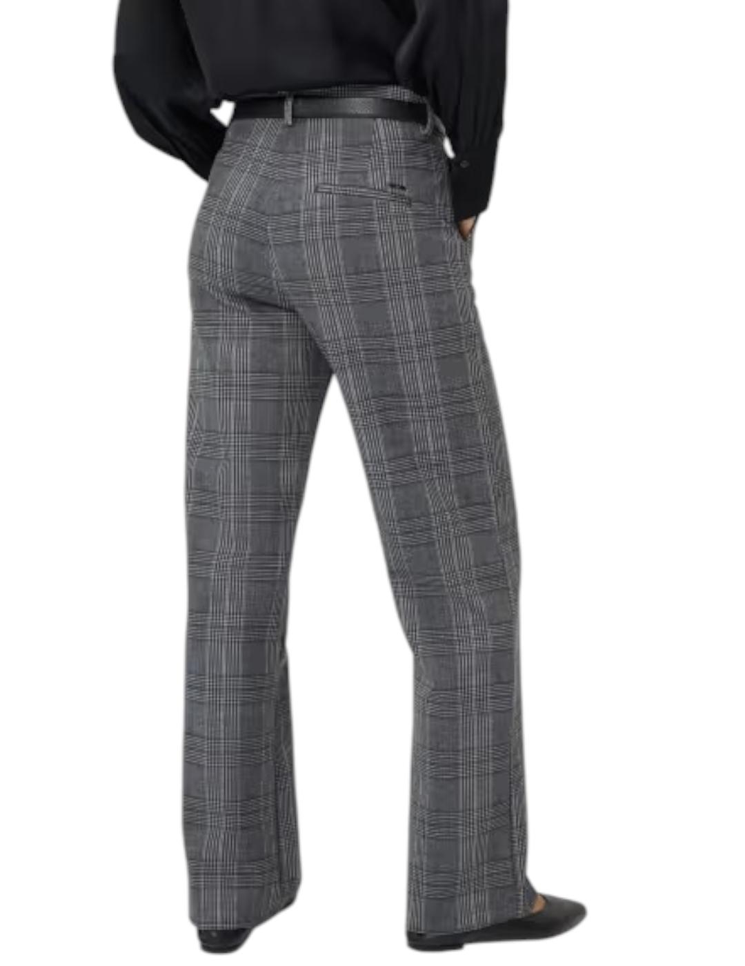 Pantalón Brax Cuadros Maine Gris