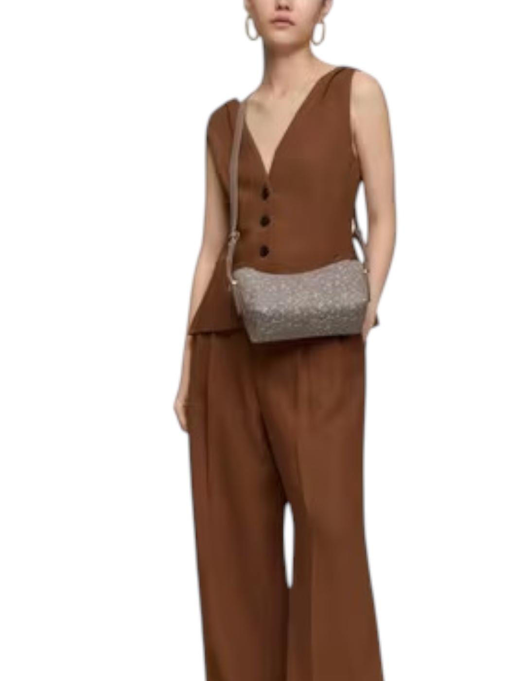 Bandolera Tous Mediana Kaos Mini Lines Topo