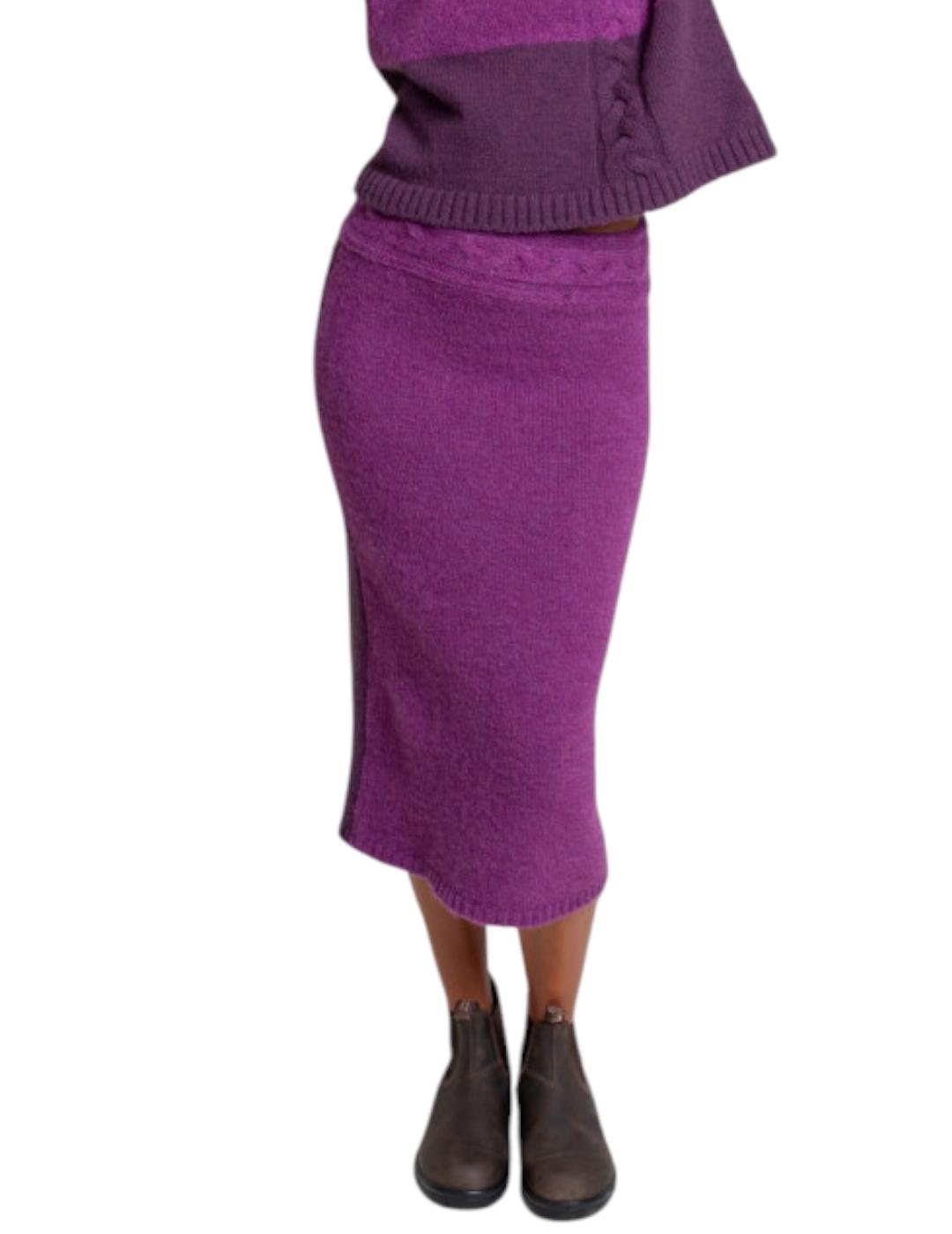 Falda Pisonero Puffy Morado