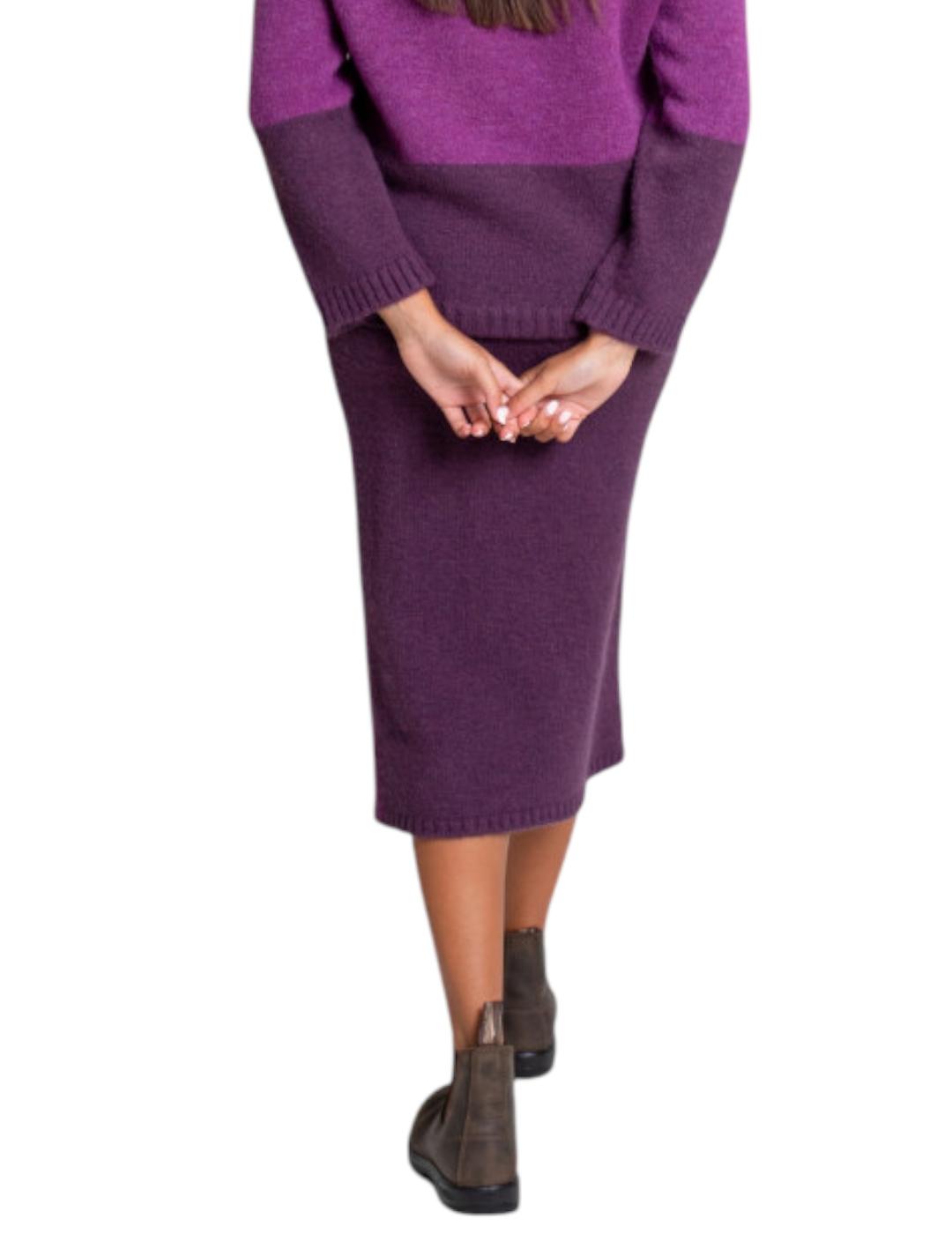 Falda Pisonero Puffy Morado