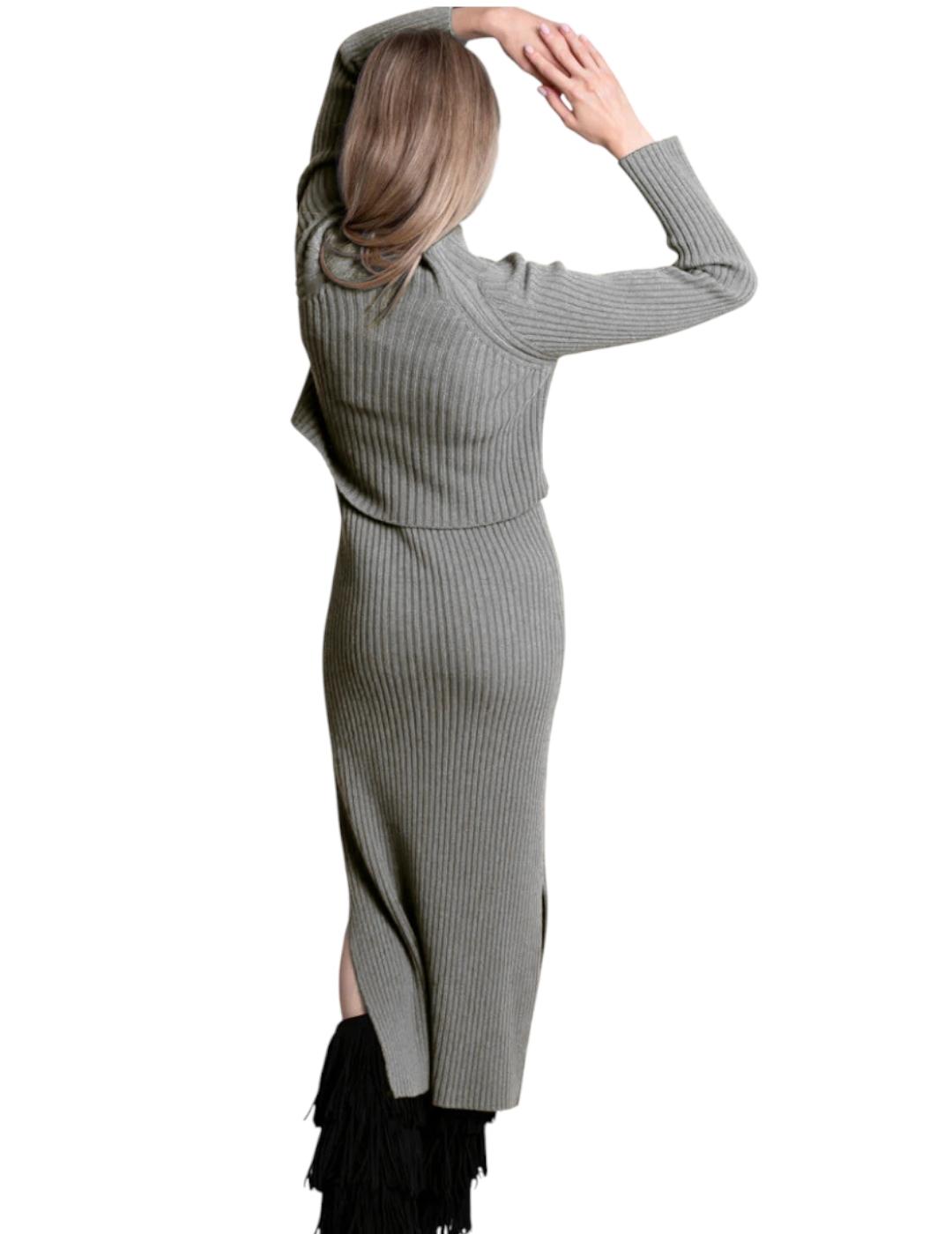 Vestido Pisonero Loana Gris