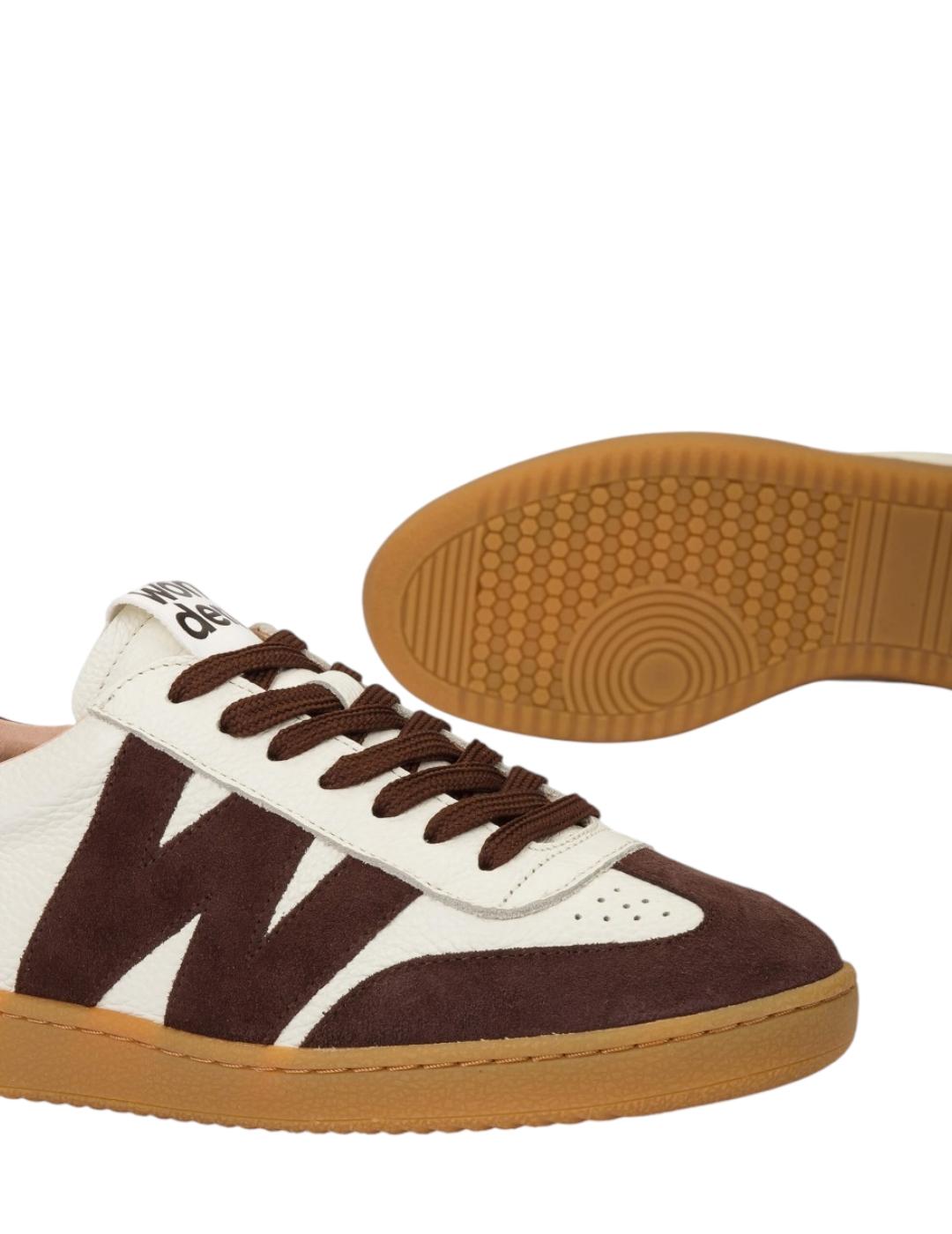 Deportivas Wonders Nubia Marrón para Mujer