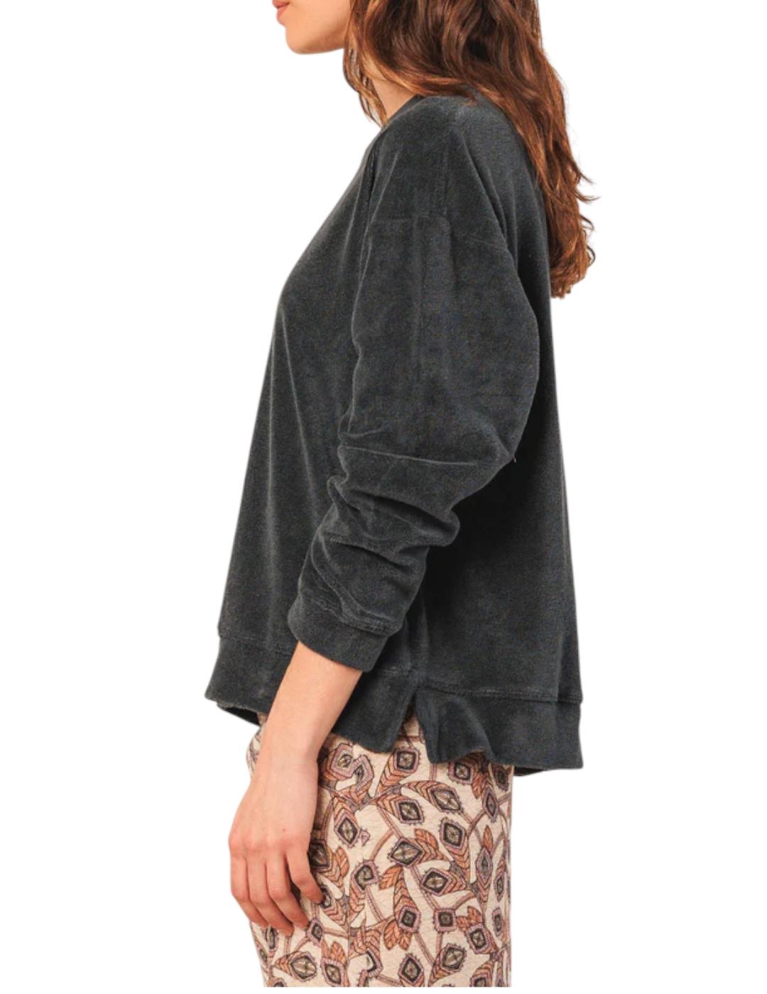 Sudadera Indi&cold Lara Rizo Antracita