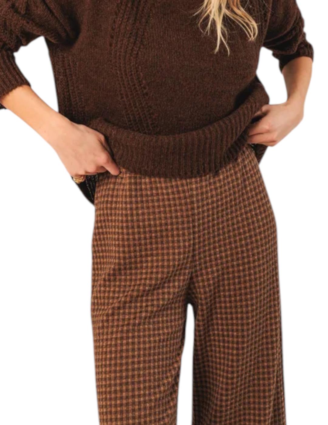 Pantalón Indi&cold Punto James Chocolate
