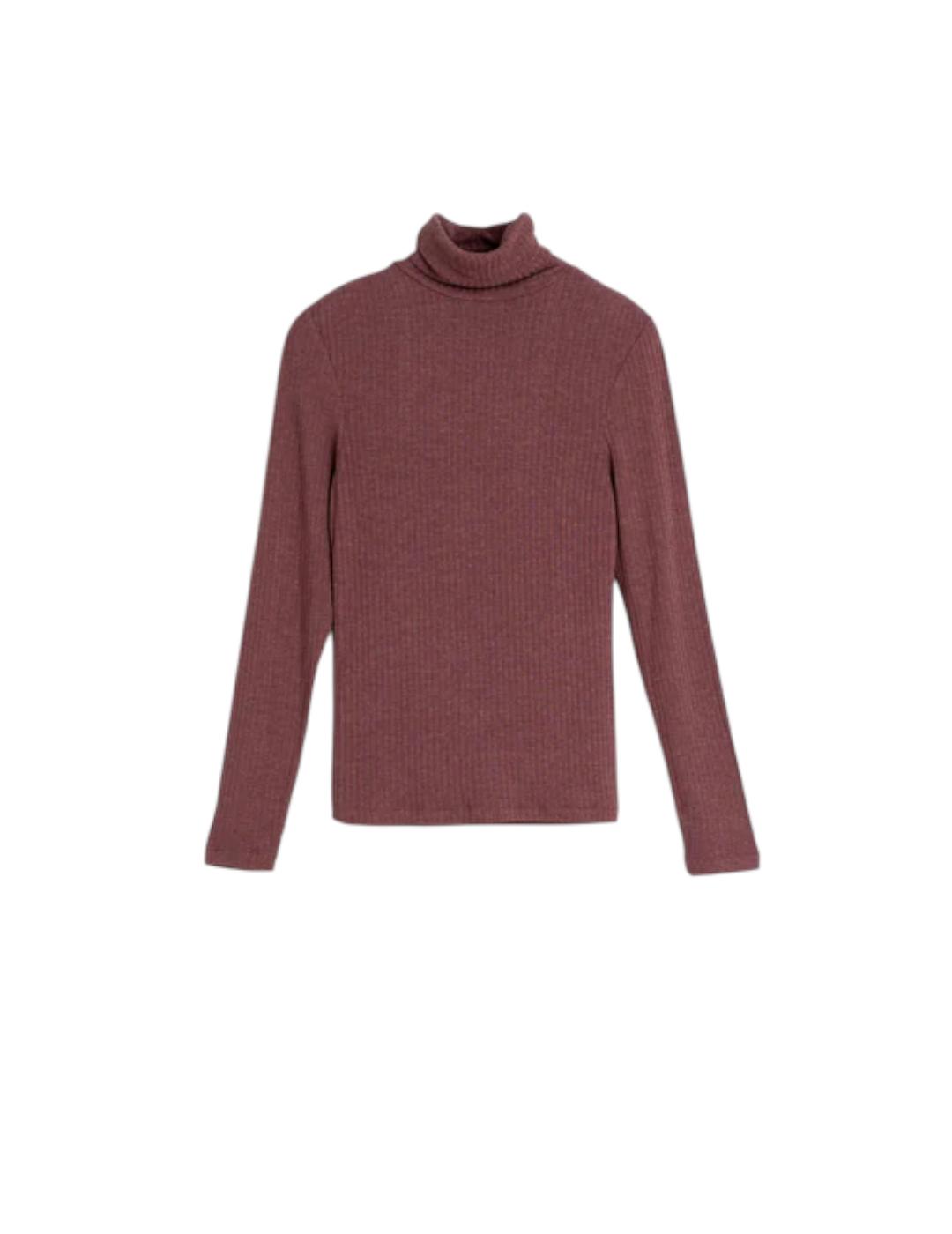 Camiseta Indi&cold Canalé Berenjena