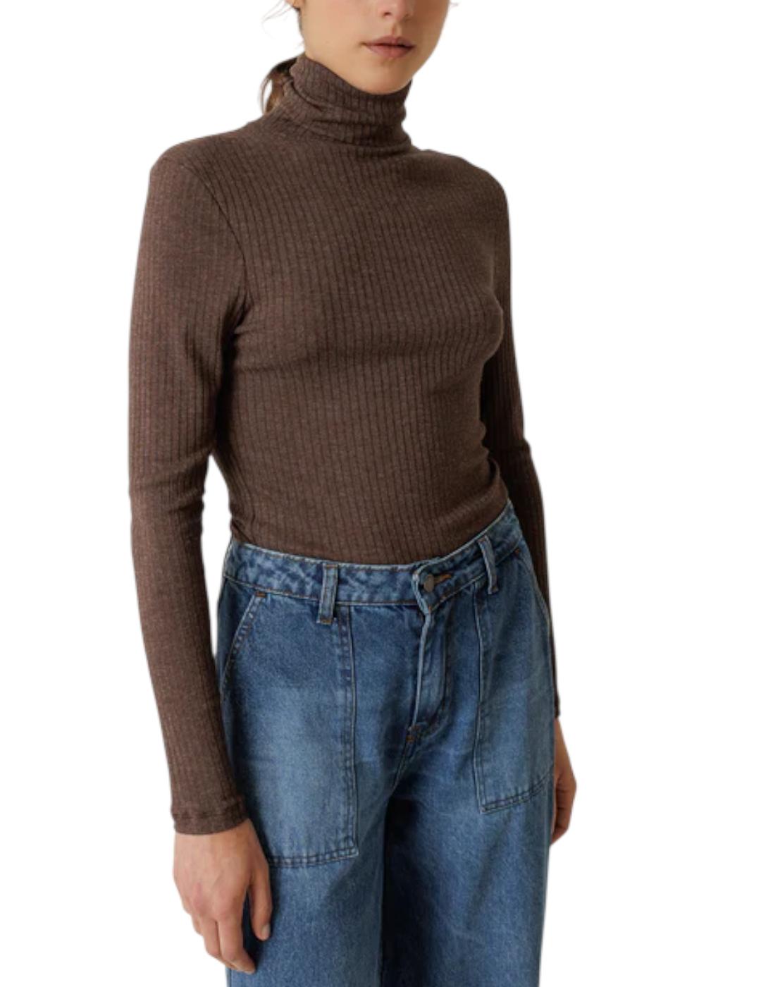 Camiseta Indi&cold Canalé Chocolate