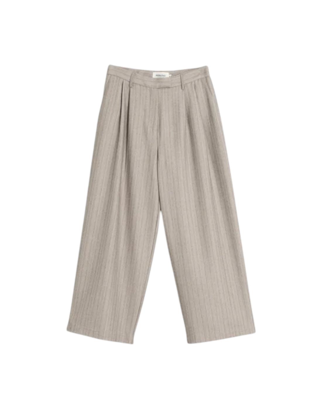 Pantalón Indi&cold Pinzas Gris