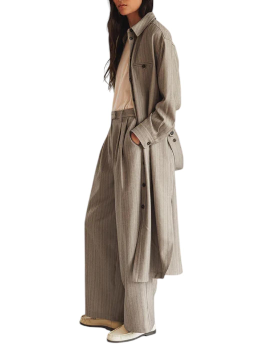 Vestido Indi&cold Camisero Gris