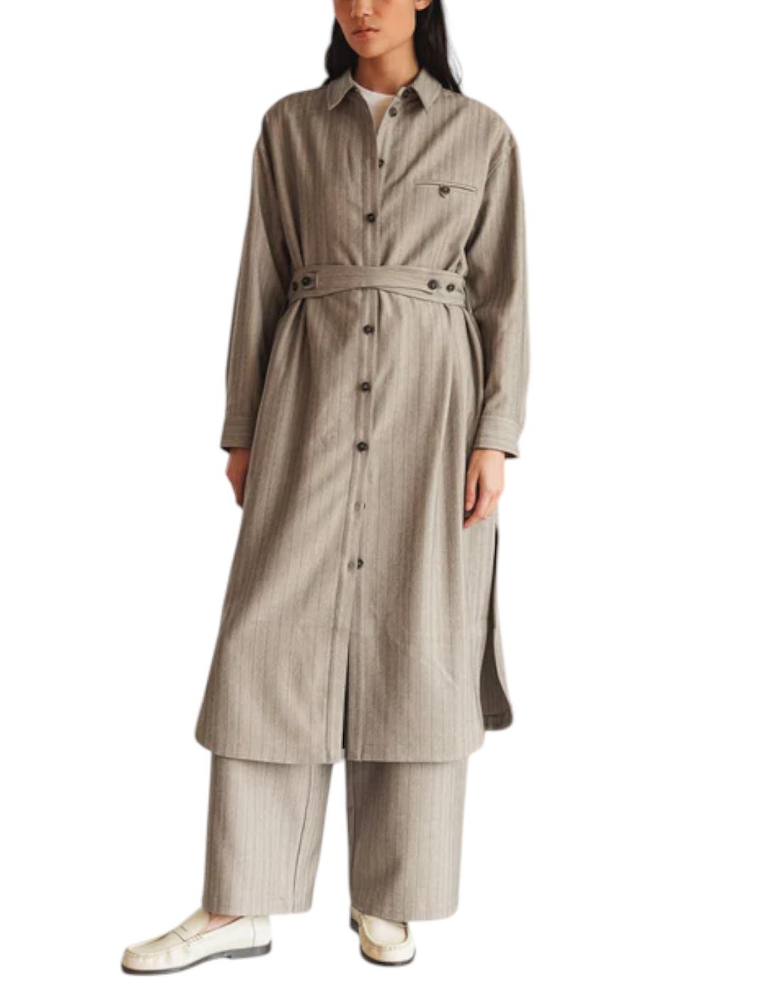 Vestido Indi&cold Camisero Gris