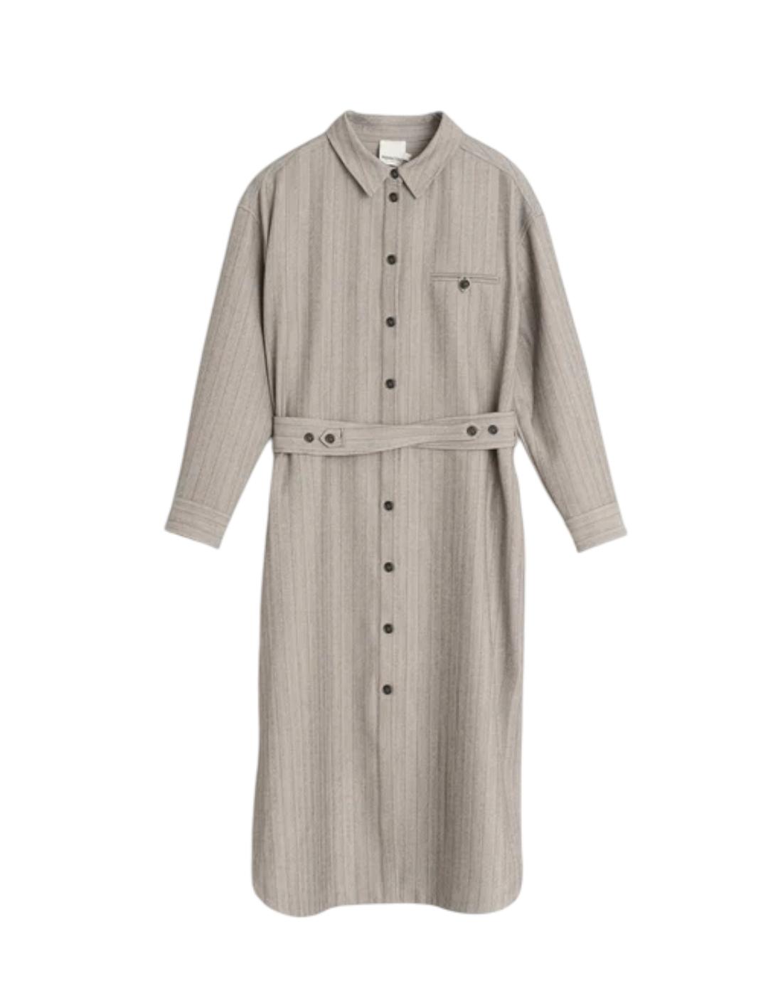 Vestido Indi&cold Camisero Gris