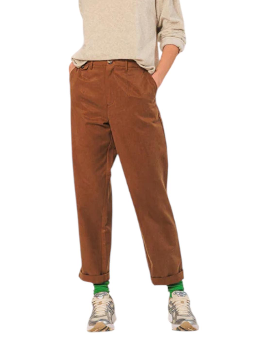 Pantalón Indi&cold Chino Lucas Tabaco