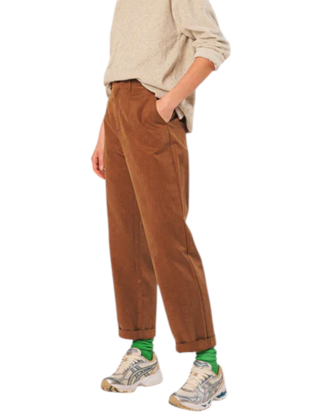 Pantalón Indi&cold Chino Lucas Tabaco