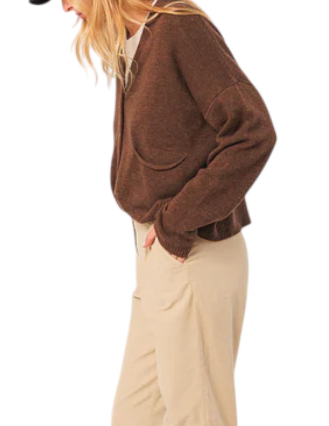 Chaqueta Indi&cold Cashmere Topo