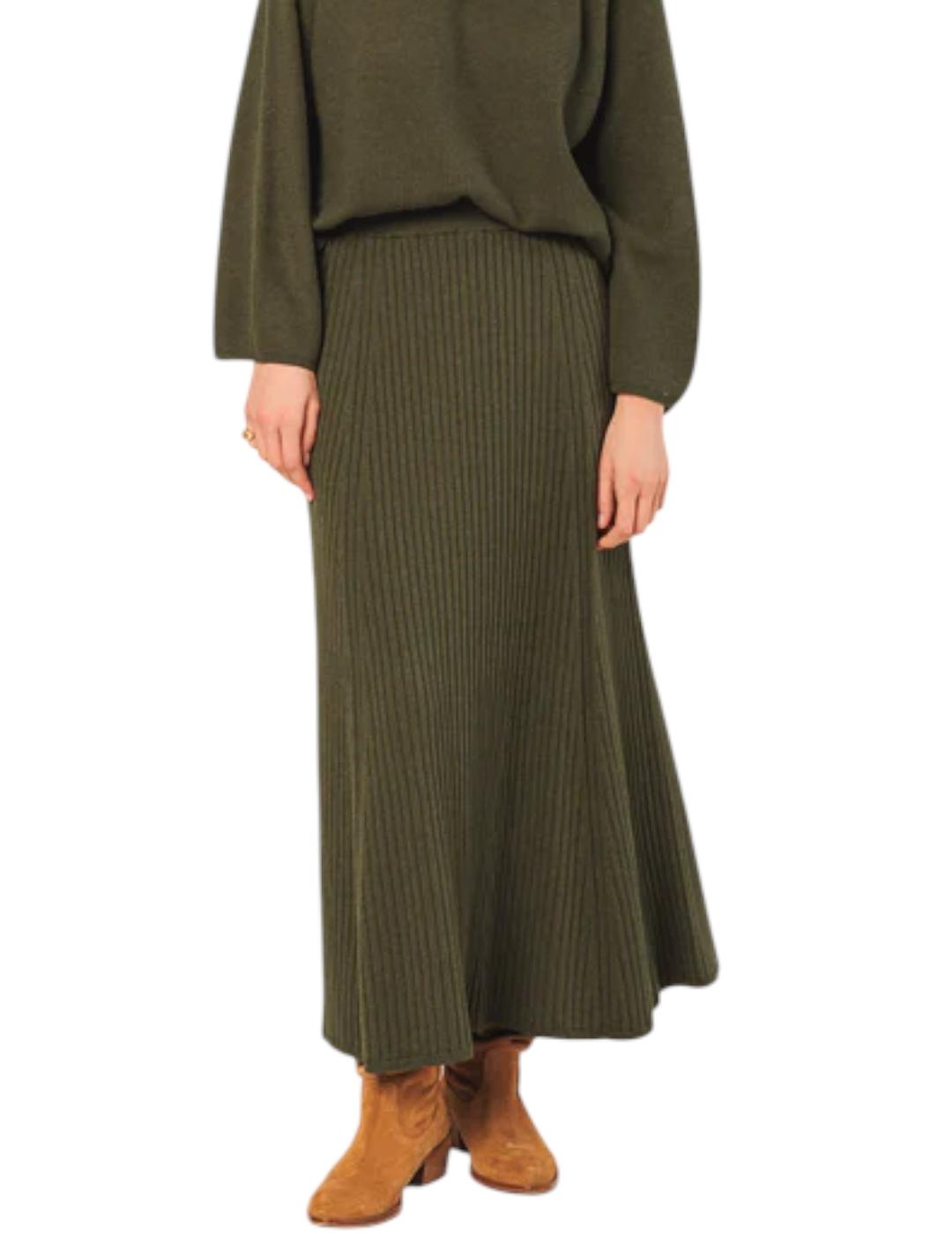 Falda Indi&cold Punto Khaki